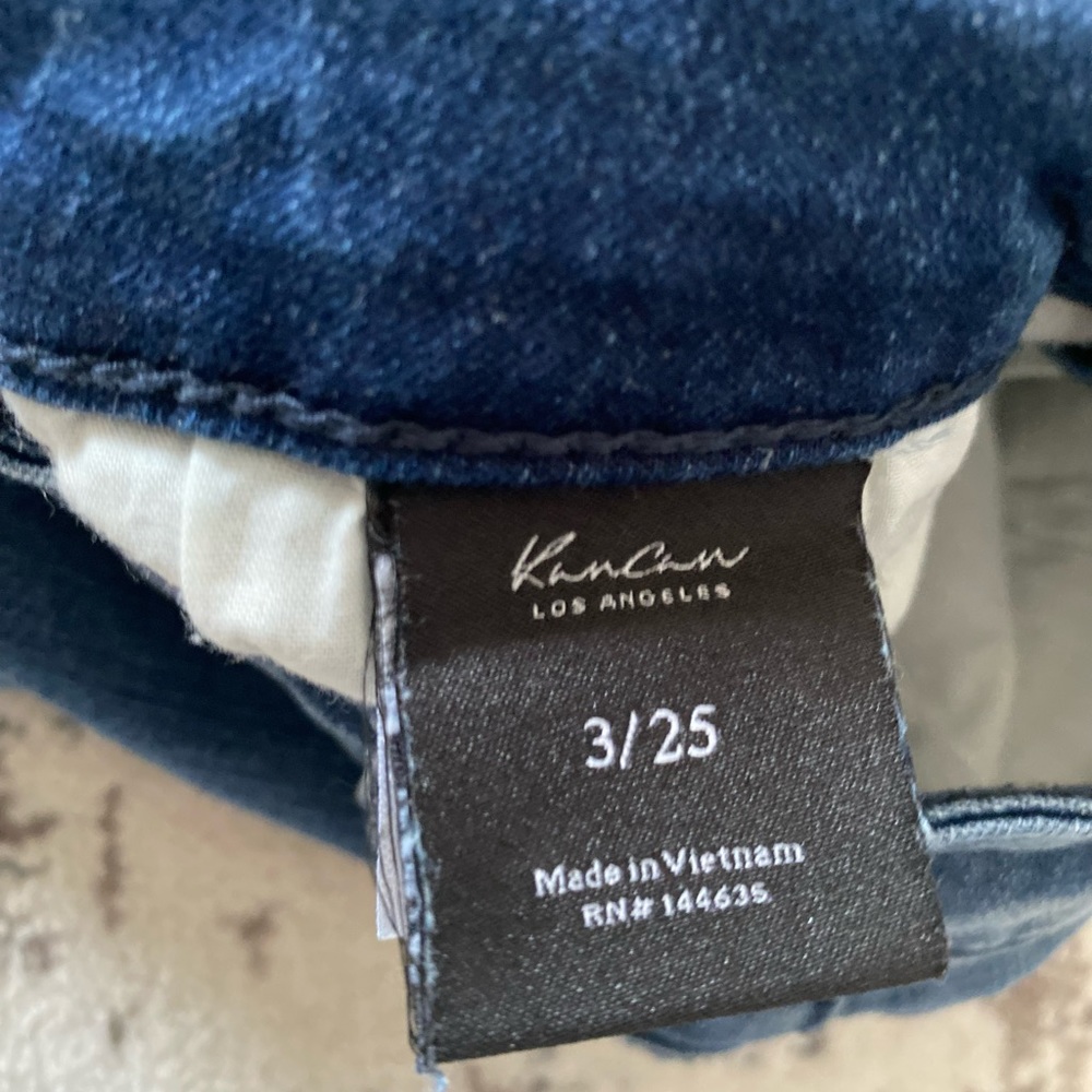 KanCan Distressed Demin Jeans - Raw Hem - Size 3 - Picture 4 of 4